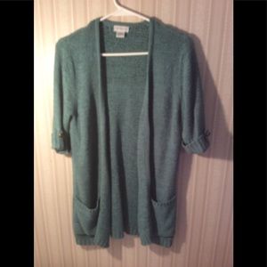 Women's Concept Cardigan with 3/4 Sleeves & Pckets